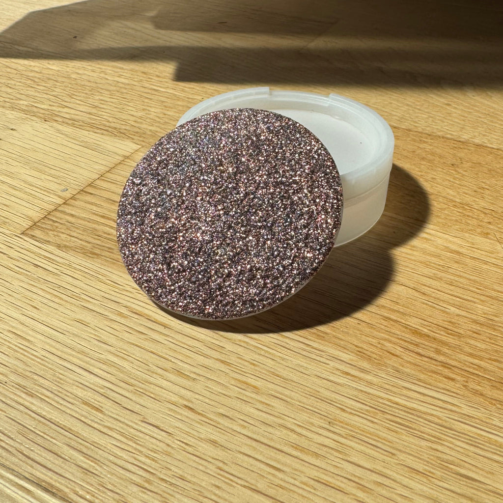 Glitter Pouch Dose – Braun